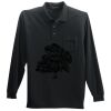 Long Sleeve Silk Touch Polo with Pocket Thumbnail