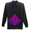 Long Sleeve Silk Touch Polo with Pocket Thumbnail