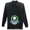 Long Sleeve Silk Touch Polo with Pocket Thumbnail
