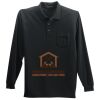 Long Sleeve Silk Touch Polo with Pocket Thumbnail