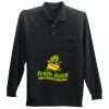 Long Sleeve Silk Touch Polo with Pocket Thumbnail