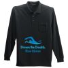 Long Sleeve Silk Touch Polo with Pocket Thumbnail